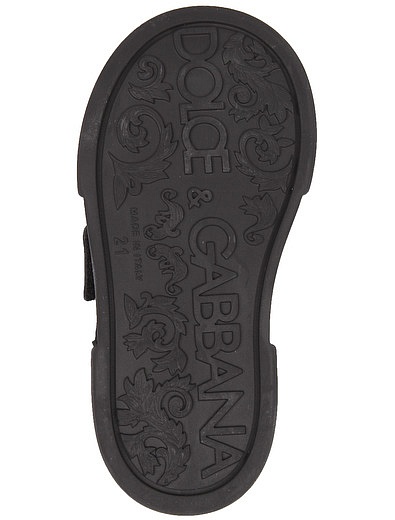 Ботинки из телячей кожи с перфорацией Dolce & Gabbana - 2031119980851 - Фото 5