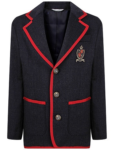 Пиджак с красной окантовкой Dolce & Gabbana - 1334519180540 - Фото 1