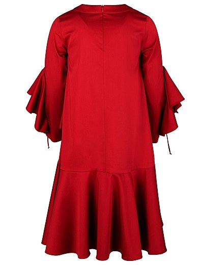 Красное платье с оборками TVVIIGA - 1054500180334 - Фото 3