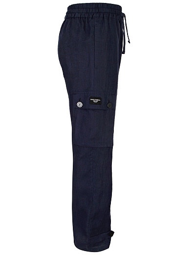 Льняные брюки карго Dolce & Gabbana - 1084519412232 - Фото 5