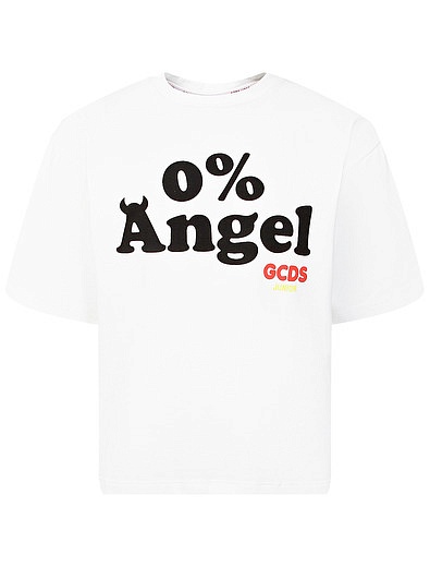 Белая футболка 0% angel GCDS mini - 1134609273615 - Фото 1