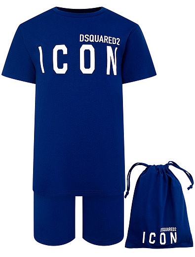 Синяя пижама ICON Dsquared2 - 0214519370541 - Фото 1
