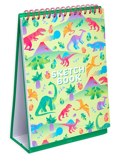 Скетчбук для рисования с перфорацией Динозавры, 45 стр. OOLY - 6544529270116 - Фото 1