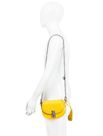 Ярко-желтая сумка с зеркалом ABEL & LULA - 1204508170442 - Фото 2