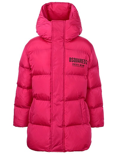 Розовая Куртка с поясом Dsquared2 - 1074509280736 - Фото 2