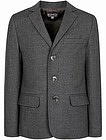 Серый пиджак классического кроя - 1331719880010