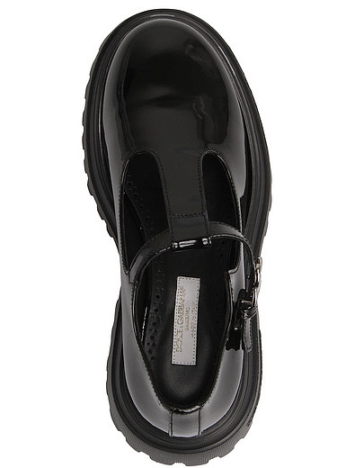 Лаковые туфли на массивной подошве Dolce & Gabbana - 2014509383838 - Фото 4