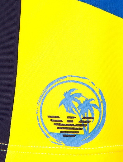 Плавки с принтом логотипа EMPORIO ARMANI - 0872519670018 - Фото 2