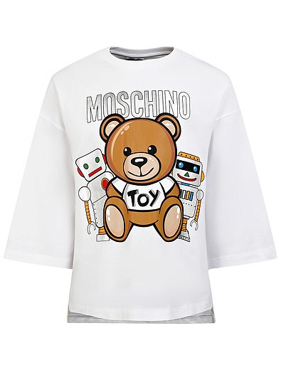 Комплект из футболки и леггинсов Moschino - 3024509180886 - Фото 4