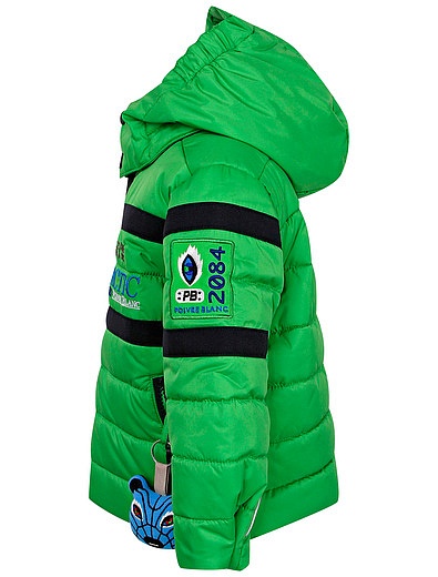 Зеленая куртка с нашивками POIVRE BLANC - 1074519182105 - Фото 2