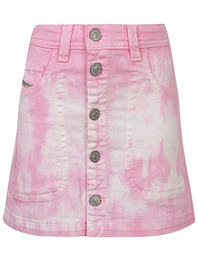 Розовая юбка с принтом тай-дай Diesel - 1044509370553 - Фото 1