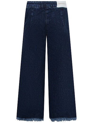 Свободные джинсы с вышивкой лого ALBERTA FERRETTI - 1164509170363 - Фото 6