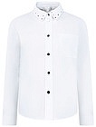 Хлопковая блуза на кнопках - 1034509180016