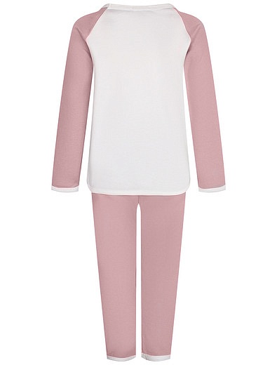 Розовая хлопковая пижама Mjolk - 0214509271261 - Фото 2