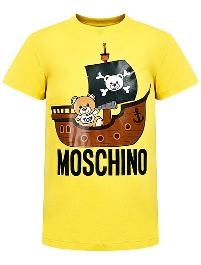 Комплект из футболки и шорт Moschino - 3024519171805 - Фото 3