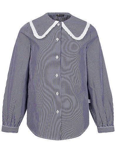 Объемная блуза с воротником Il Gufo - 1034509271509 - Фото 1