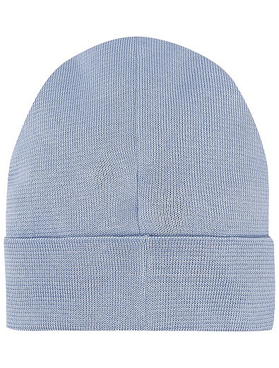Голубая хлопковая шапка бини Il Trenino - 1354529270208 - Фото 2