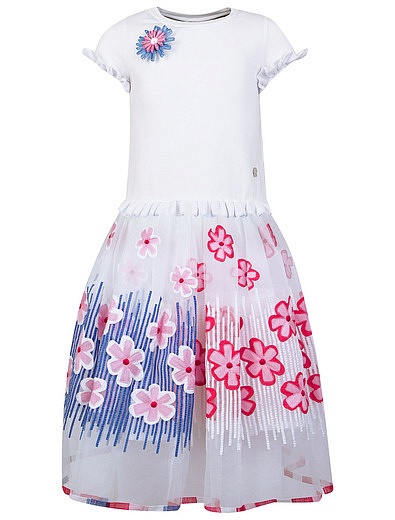 Комплект из юбки и футболки с брошью Simonetta - 3031209970334 - Фото 1