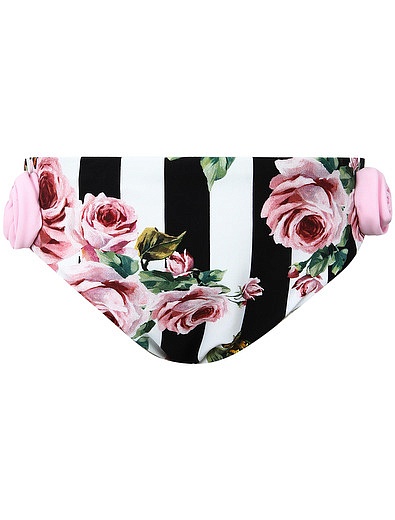 Плавки с принтом розы Dolce & Gabbana - 0872509871425 - Фото 1