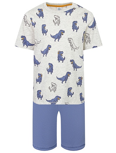 Пижама с динозаврами Sanetta - 0214519410254 - Фото 1