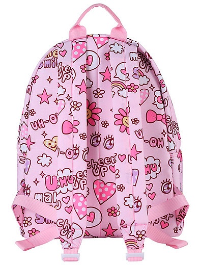 Розовый рюкзак Funny square Upixel - 1504508080155 - Фото 3