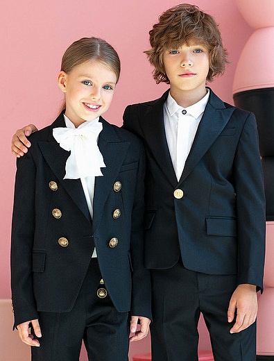 Шелковая блуза с бантом Dolce & Gabbana - 1034509181686 - Фото 3