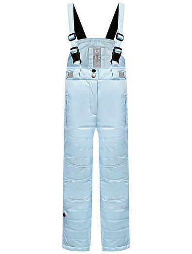 Голубые утепленные брюки POIVRE BLANC - 1604509181513 - Фото 1
