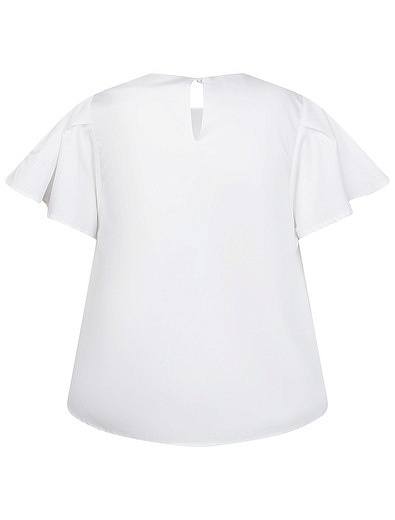 Блуза с контрастным кружевом ALBERTA FERRETTI - 1034509170147 - Фото 2