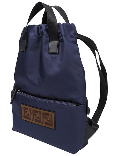 Рюкзак текстильный со вставкой логотипа Fendi - 1501428970047 - Фото 6