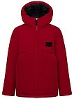 Куртка красная с капюшоном - 1074519084775
