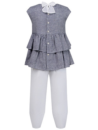 Комплект из блузы и брюк Il Gufo - 3024509071733 - Фото 5