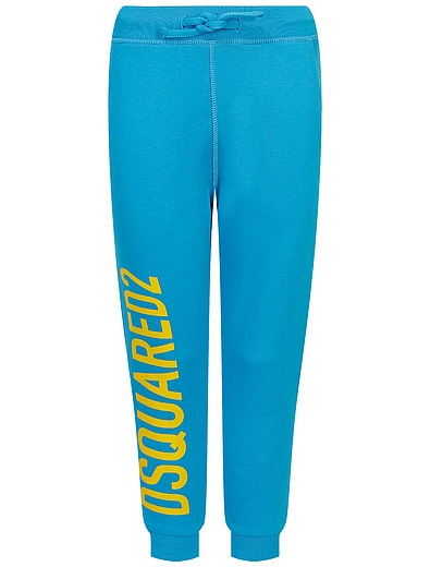 Голубые спортивные брюки с логотипом Dsquared2 - 4244529370497 - Фото 1