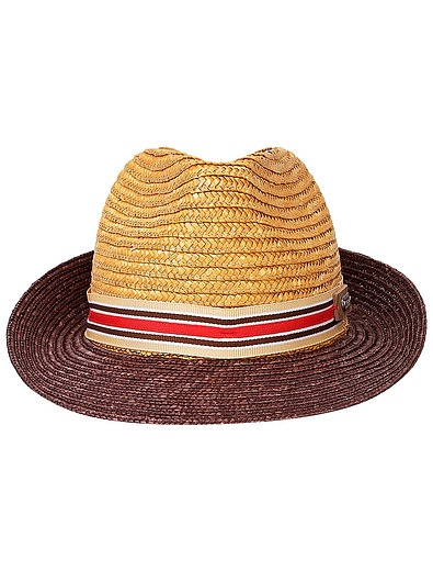 Соломенная шляпа с лентой Il Trenino - 1174529170038 - Фото 1