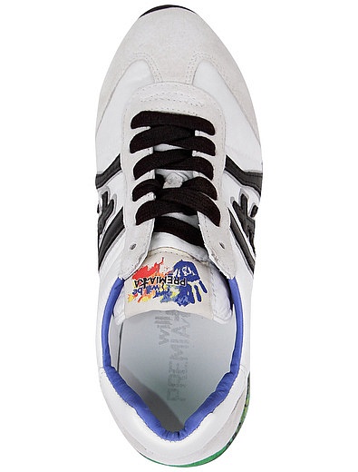 Белые кроссовки на шнуровке PREMIATA WILL BE - 2104519070122 - Фото 5