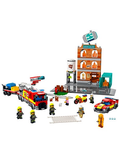 Конструктор LEGO CITY. Пожарная команда LEGO - 5914519370132 - Фото 3
