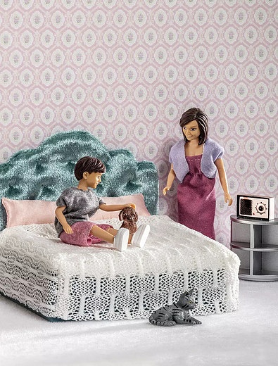 Спальня для кукольного дома с тумбочкой Lundby - 6944529270305 - Фото 3