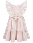 Нежно-розовое платье со съёмным поясом - 1054709370802