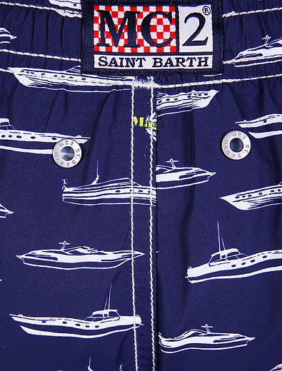 Пляжные шорты с корабликами MC2 Saint Barth - 4101419870089 - Фото 2