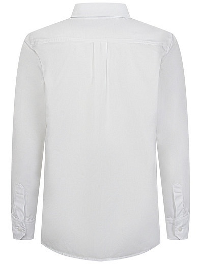 Рубашка из хлопка с нашивкой Dolce & Gabbana - 1014519081671 - Фото 2