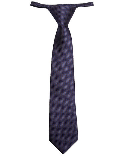 Синий галстук с красной строчкой SILVER SPOON - 1324518280105 - Фото 1