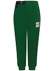 Зеленые хлопковые брюки - 1084519286475