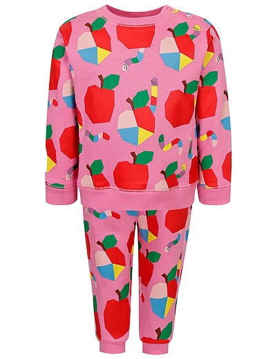 спортивный костюм с принтом яблоки Stella McCartney - 6004509281490 - Фото 1