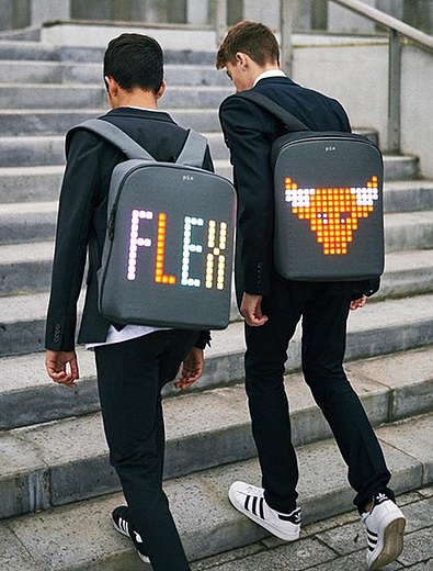 Цифровой рюкзак со светящимся led-экраном PIX - 1501720980027 - Фото 1