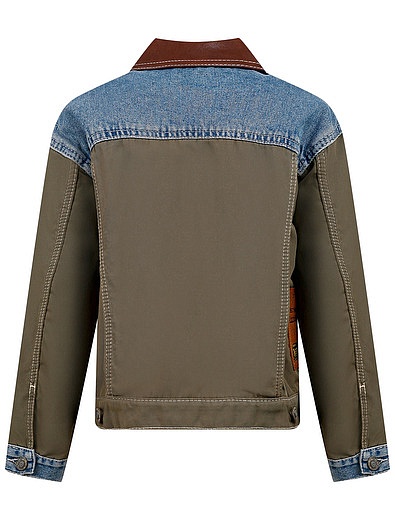Куртка с джинсовыми элементами Diesel - 1074519270161 - Фото 9