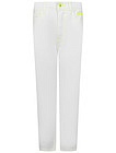 Белые джинсы с неоновой строчкой - 1164519371415
