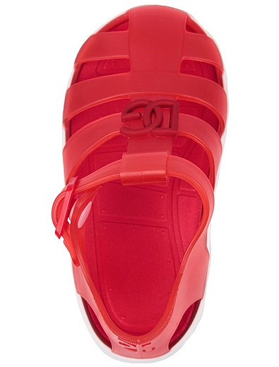 Красные пляжные сандалии Dolce & Gabbana - 2074519270627 - Фото 4
