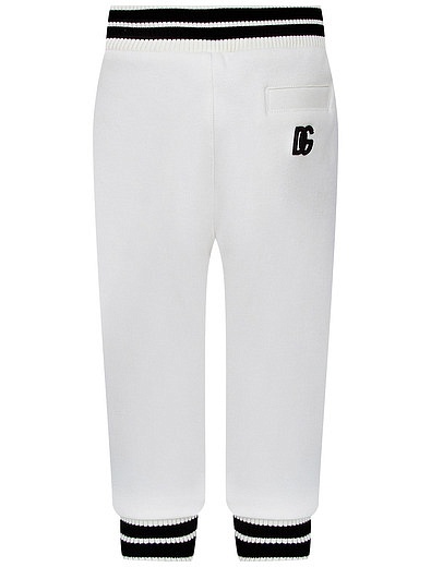 белые спортивные брюки Dolce & Gabbana - 4244519270141 - Фото 2