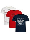 Комплект из трёх футболок с принтами - 1134519380182