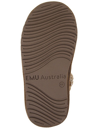 замшевые полусапоги кофейного цвета Emu Australia - 2024529280475 - Фото 5