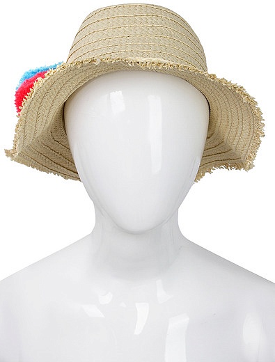 Соломенная шляпа помпонами SNAPPER ROCK - 1174509170089 - Фото 3